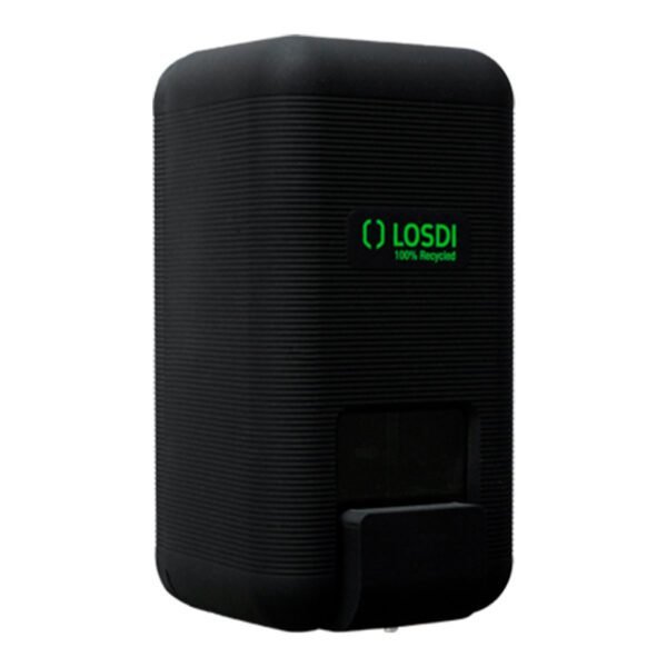 Dosificador de jabón líquido con botella rellenable ECO-LUXE Negro Mate-CJ-3003-MT