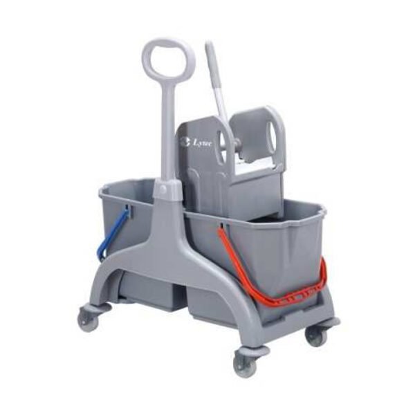 CUBO TANK DOBLE 2x18 L CON ASA LATERAL Y PRENSA