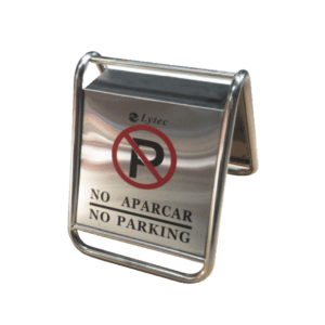 SEÑAL NO PARKING INOXIDABLE