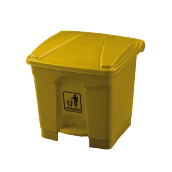 CONTENEDOR 30L AMARILLO CON PEDAL