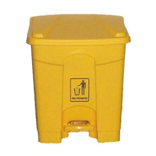 CONTENEDOR 68L AMARILLO CON PEDAL