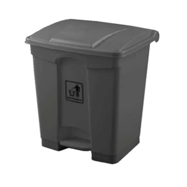 CONTENEDOR 68L GRIS (CUBO + PEDAL) + TAPA GRIS CONTENEDOR DE 68L