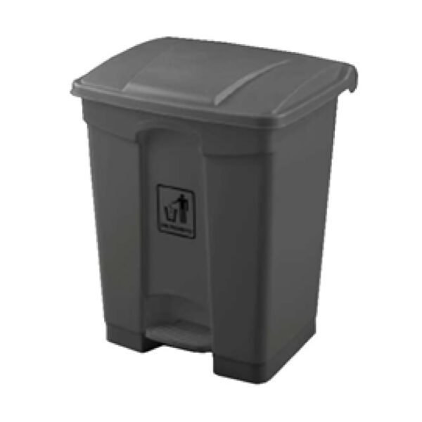CONTENEDOR 30L GRIS (CUBO + PEDAL) + TAPA GRIS CONTENEDOR DE 30L