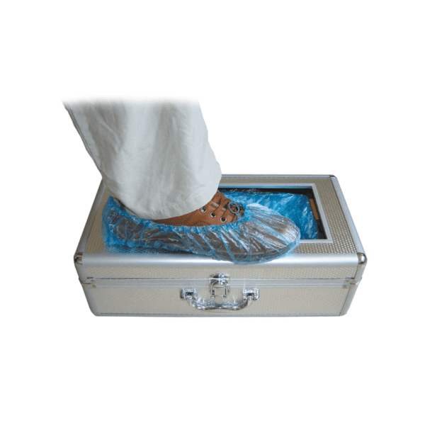 DISPENSADOR CUBRE ZAPATOS AUTOMÁTICO ALUMINIO - Imagen 2