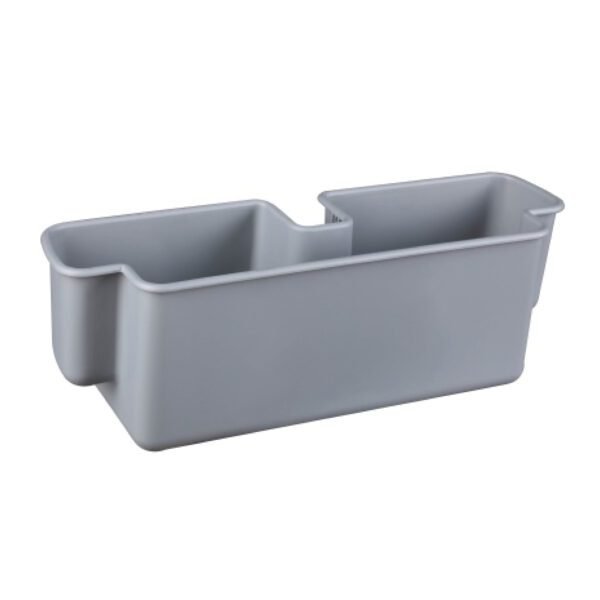 CESTA PLÁSTICO GRIS PARA CUBO TANK DOBLE  CON ASA LATERAL